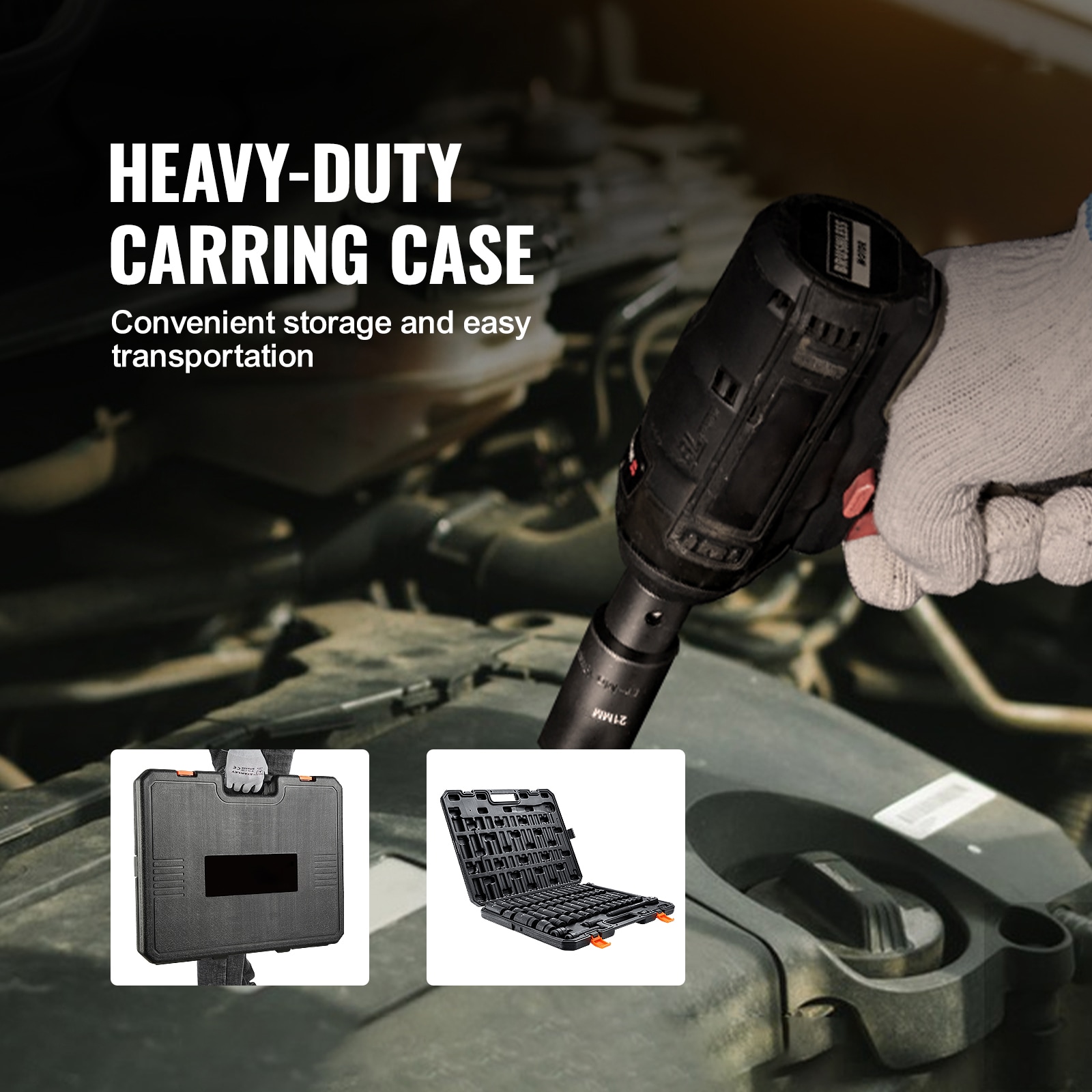 Professional 65-piece Impact Socket Set With Storage Case_voghion.com